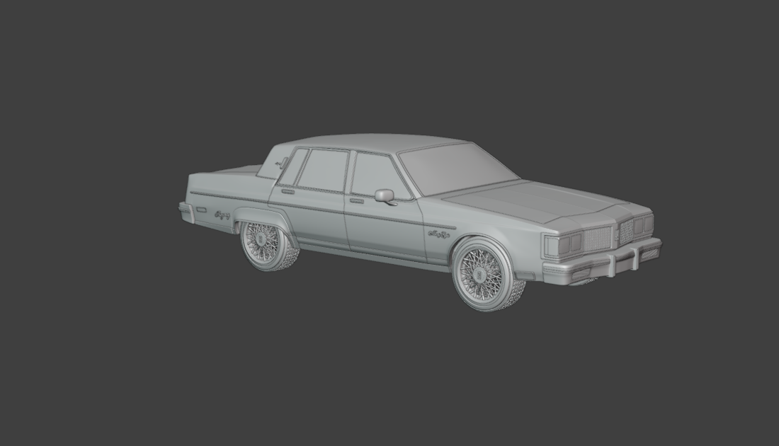 1983 Oldsmobile Regency 3d model