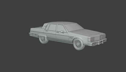 STL FILE 1983 Oldsmobile Regency 3d model - ARTISTIT