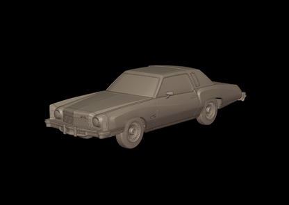 STL FILE CHEVROLET MONTE CARLO 1975 3D PRINT MODEL - ARTISTIT