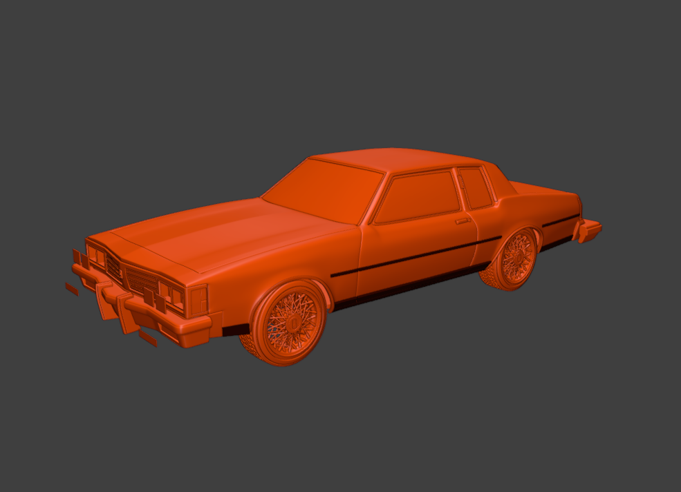 1985 oldsmobile delta 88-royale coupe 2 doors 3D model