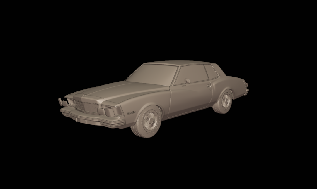 chevrolet monte carlo 1978 3d print model