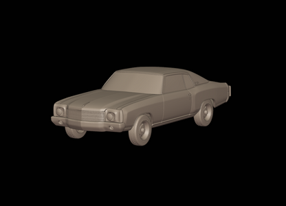 STL FILE CHEVROLET MONTE CARLO 1970 3D PRINT MODEL - ARTISTIT