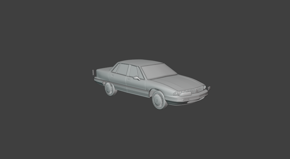 1991 - 1996 Oldsmobile 98 3d print model