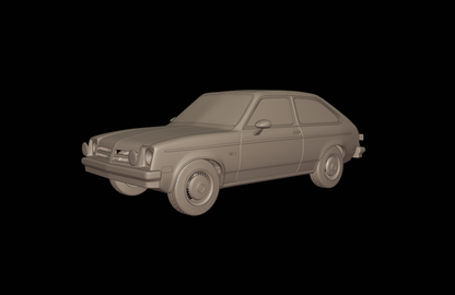 STL FILE chevrolet br chevette sl 1976 3d print model - ARTISTIT