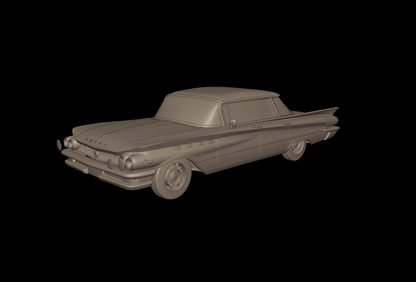 STL FILE Buick LeSabre 1959 four doors 3D PRINT MODEL - ARTISTIT