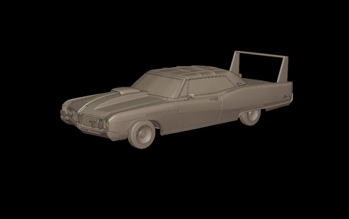 custom Buick Electra 225 1968 convertible 3d print model