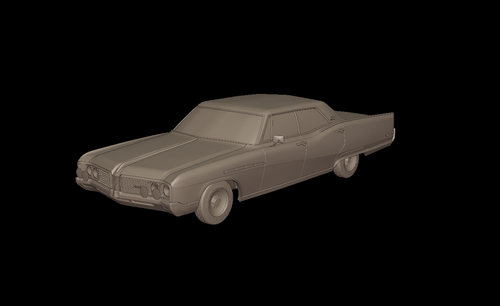 buick electra 225 1968  four doors 3d print model