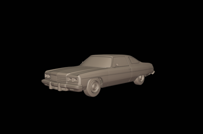 STL FILE chevrolet caprice classic 1976 3d print model - ARTISTIT