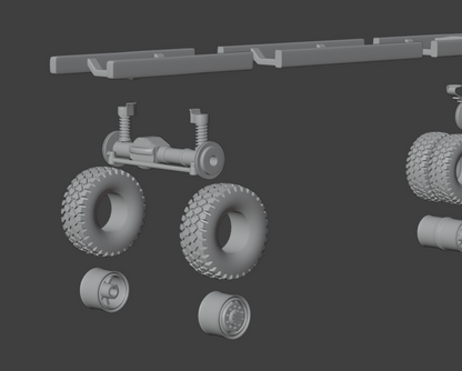 STL FILE CHEVROLET COE TRUCK 1949 V4 - ARTISTIT