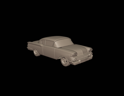 STL FILE chevrolet biscayne 2 door sedan 1958 3d print model - ARTISTIT