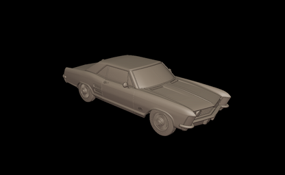 STL FILE BUICK RIVIERA 1963 3d print model - ARTISTIT