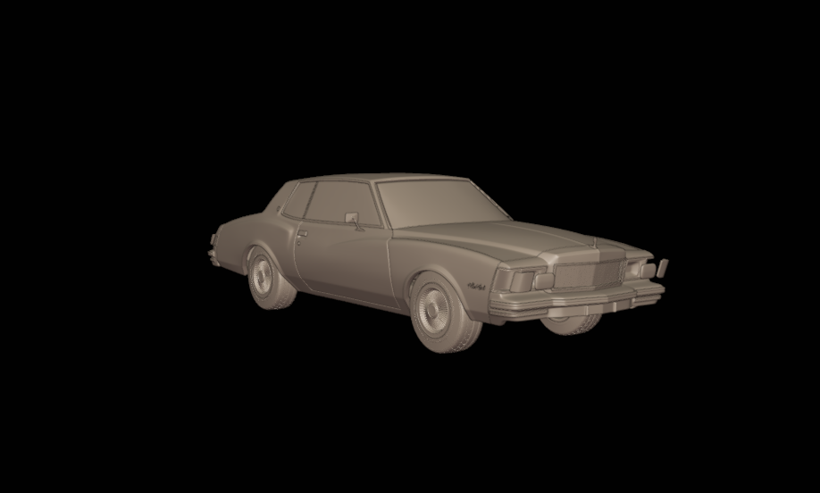 chevrolet monte carlo 1978 3d print model