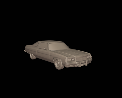 STL FILE chevrolet caprice classic 1975 3d print model - ARTISTIT