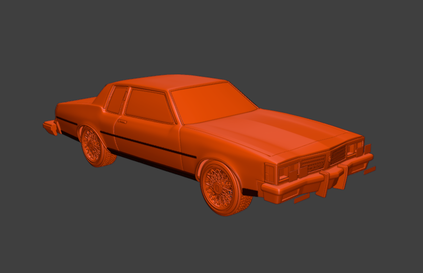 1985 oldsmobile delta 88-royale coupe 2 doors 3D model