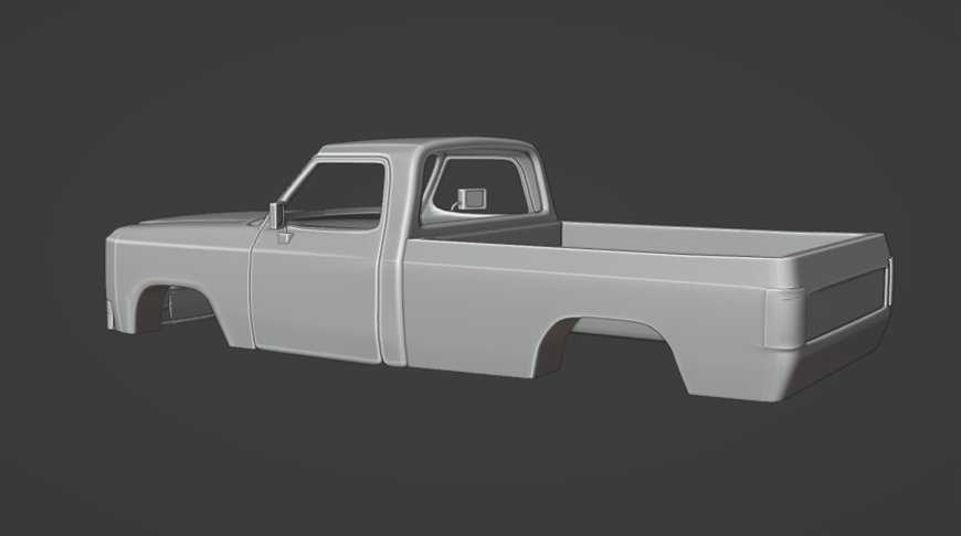 STL FILE DODGE RAM D250 1990 TRUCK - ARTISTIT