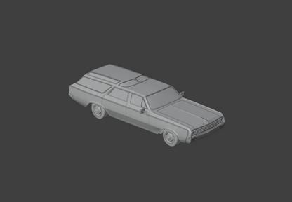 STL FILE Oldsmobile Vista Cruiser 1964 3d model - ARTISTIT