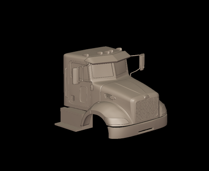 STL FILE peterbilt 335 2005 TRUCK 3D PRINT MODEL - ARTISTIT