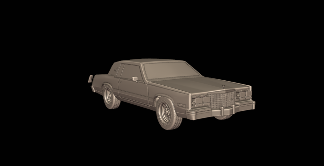 cadillac Eldorado 1983 3d print model