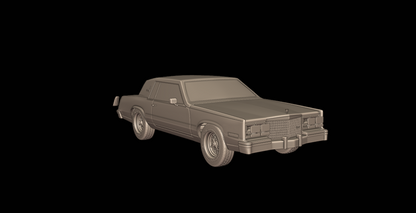 STL FILE cadillac Eldorado 1983 3d print model - ARTISTIT