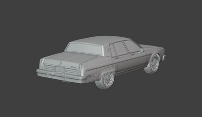 STL FILE 1983 Oldsmobile Regency 3d model - ARTISTIT