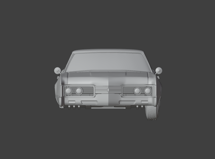 1967 Oldsmobile 88 Delmont 3d print model