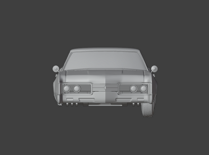 STL FILE 1967 Oldsmobile 88 Delmont 3d print model - ARTISTIT