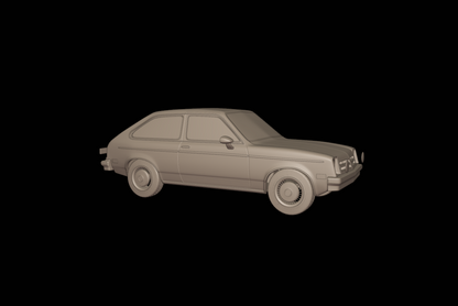 STL FILE chevrolet br chevette sl 1976 3d print model - ARTISTIT