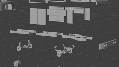 STL FILE CHEVROLET COE TRUCK 1949 V1 3D MODEL - ARTISTIT