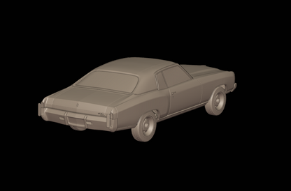 STL FILE CHEVROLET MONTE CARLO 1970 3D PRINT MODEL - ARTISTIT