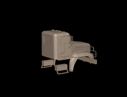 STL FILE Freightliner M916A1 TRUCK 3D PRINT MODEL - ARTISTIT