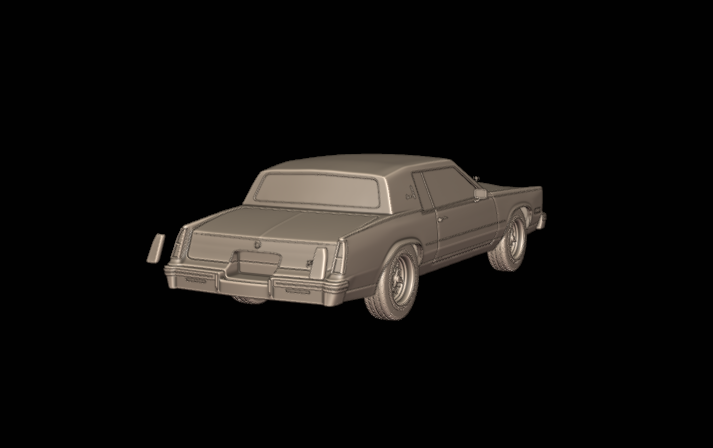 cadillac Eldorado 1983 3d print model