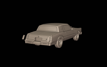 STL FILE cadillac Eldorado 1983 3d print model - ARTISTIT
