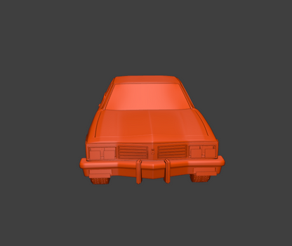 STL FILE 1985 oldsmobile delta 88-royale coupe 2 doors 3D model - ARTISTIT