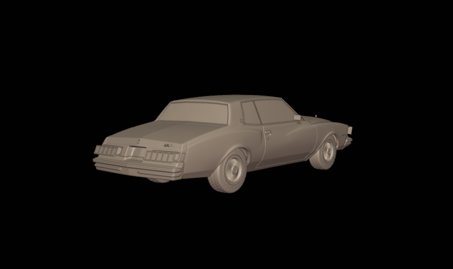 chevrolet monte carlo 1978 3d print model