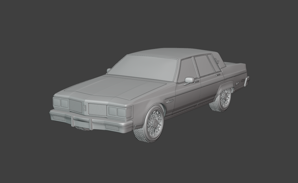 1983 Oldsmobile Regency 3d model