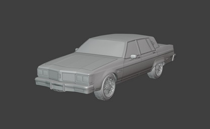 STL FILE 1983 Oldsmobile Regency 3d model - ARTISTIT