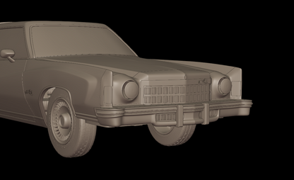 STL FILE CHEVROLET MONTE CARLO 1975 3D PRINT MODEL - ARTISTIT