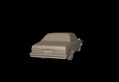 STL FILE CHEVROLET MALIBU CLASSIC 1981 TWO DOORS 3D PRINT MODEL - ARTISTIT