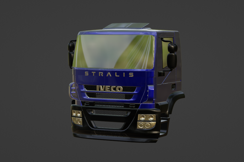 STL FILE IVECO STRALIS AD 450 2005 TRUCK 3D PRINT MODEL - ARTISTIT