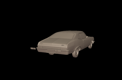 STL FILE CHEVROLET NOVA SS 396 1969 3D PRINT MODEL - ARTISTIT