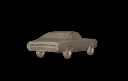 STL FILE CHEVROLET MONTE CARLO 1972 3D PRINT MODEL - ARTISTIT