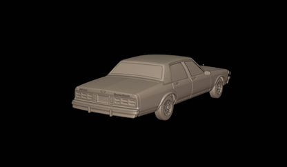 STL FILE chevrolet caprice 1987 3d print model - ARTISTIT