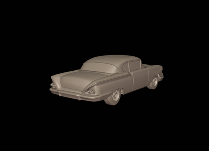 STL FILE chevrolet biscayne 2 door sedan 1958 3d print model - ARTISTIT