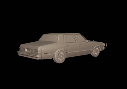 STL FILE CHEVROLET MALIBU CLASSIC 1981 FOUR DOORS 3D PRINT MODEL - ARTISTIT