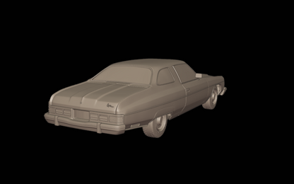 STL FILE chevrolet caprice classic 1976 3d print model - ARTISTIT