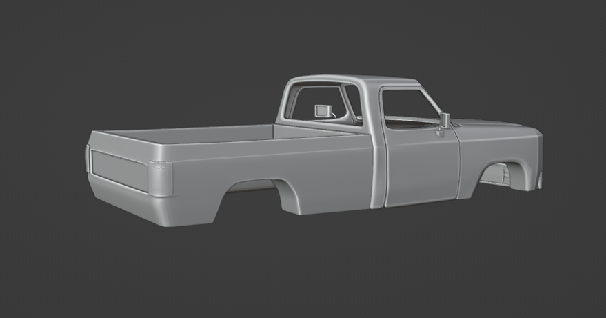 STL FILE DODGE RAM D250 1990 TRUCK - ARTISTIT