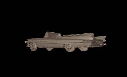 STL FILE Buick LeSabre 1959 two doors convertable 3d print model - ARTISTIT