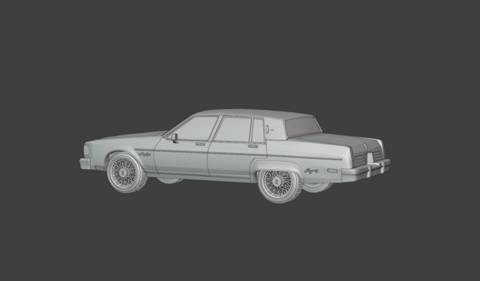 1983 Oldsmobile Regency 3d model