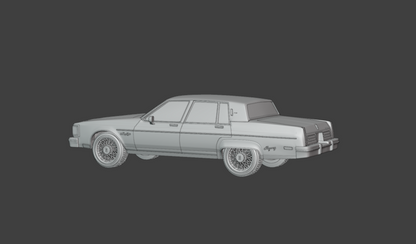 STL FILE 1983 Oldsmobile Regency 3d model - ARTISTIT