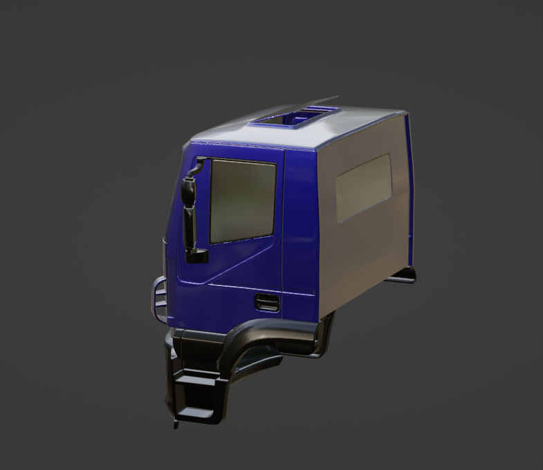 STL FILE IVECO STRALIS AD 450 2005 TRUCK 3D PRINT MODEL - ARTISTIT